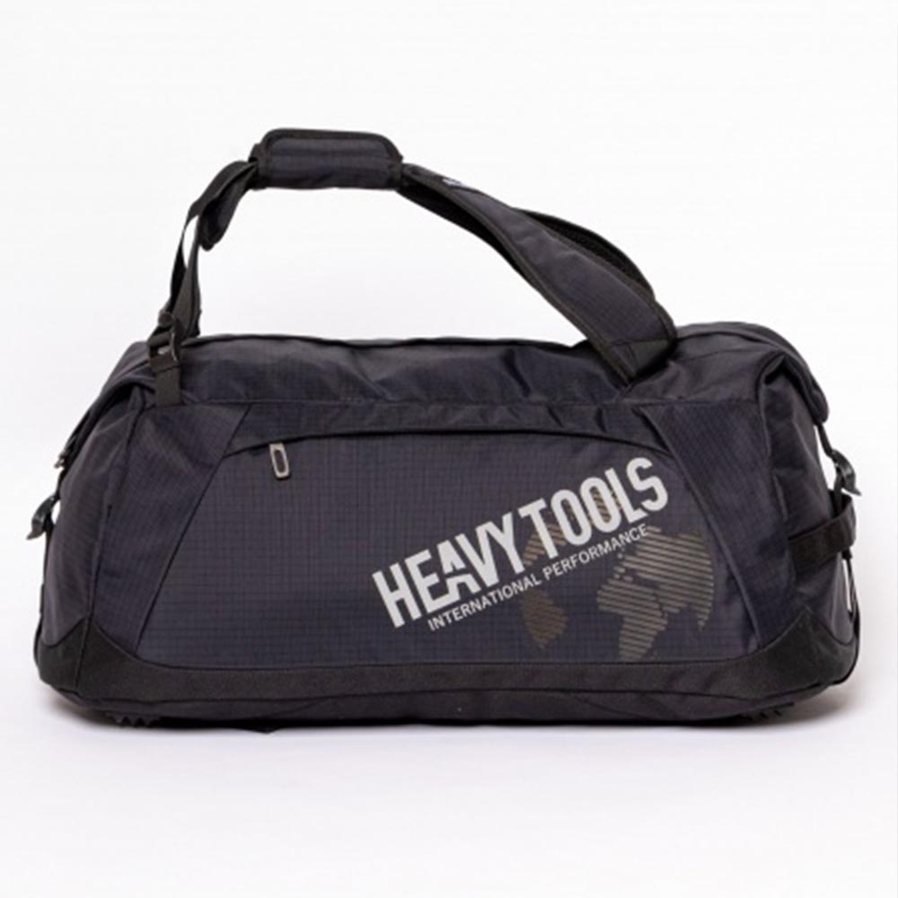 Heavy tools fekete / kockás textil sporttáska / hátizsák efero black