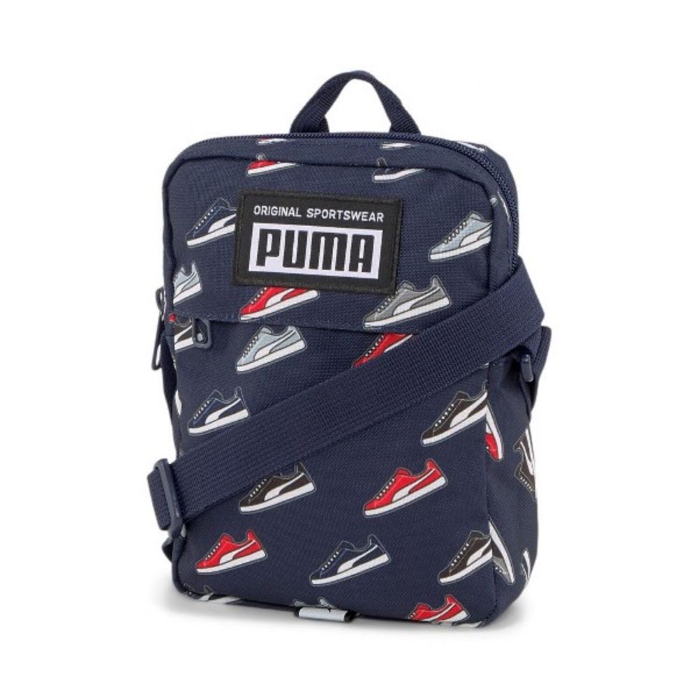 Puma sötétkék / cipőmintás textil válltáska 07913511