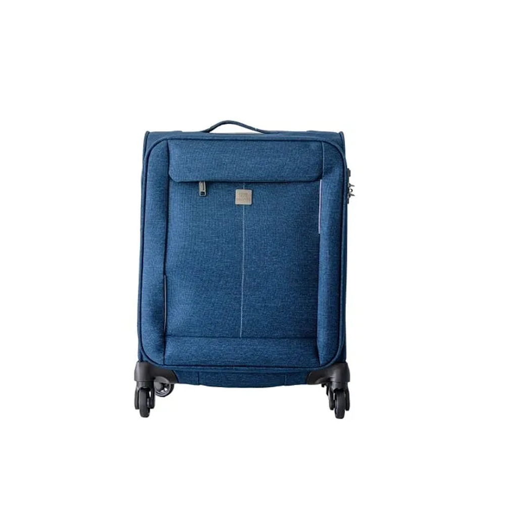 Touareg sötétkék textil négykerekű kicsi bőrönd air6650