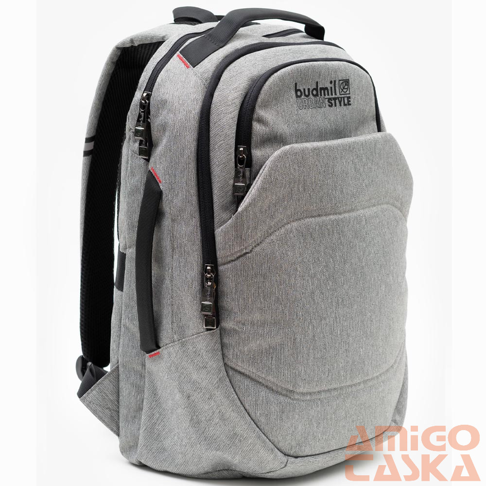 Budmil szürke / fekete textil hátizsák 10110262/s1
