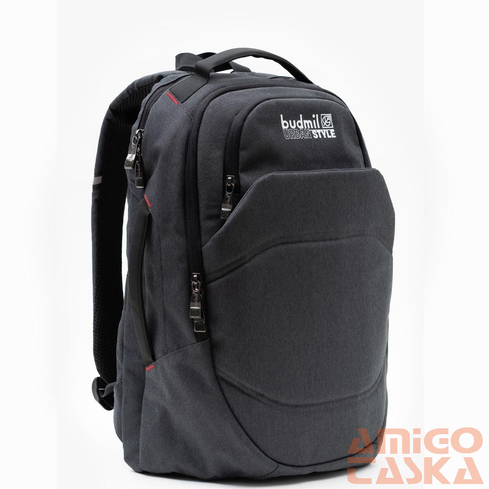 Budmil sötétszürke / fekete textil hátizsák 10110262/s2