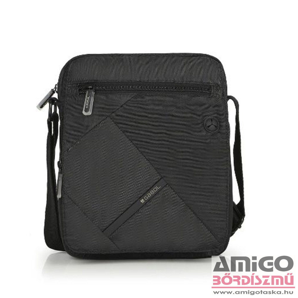 Gabol fekete textil válltáska twist eco 543811001