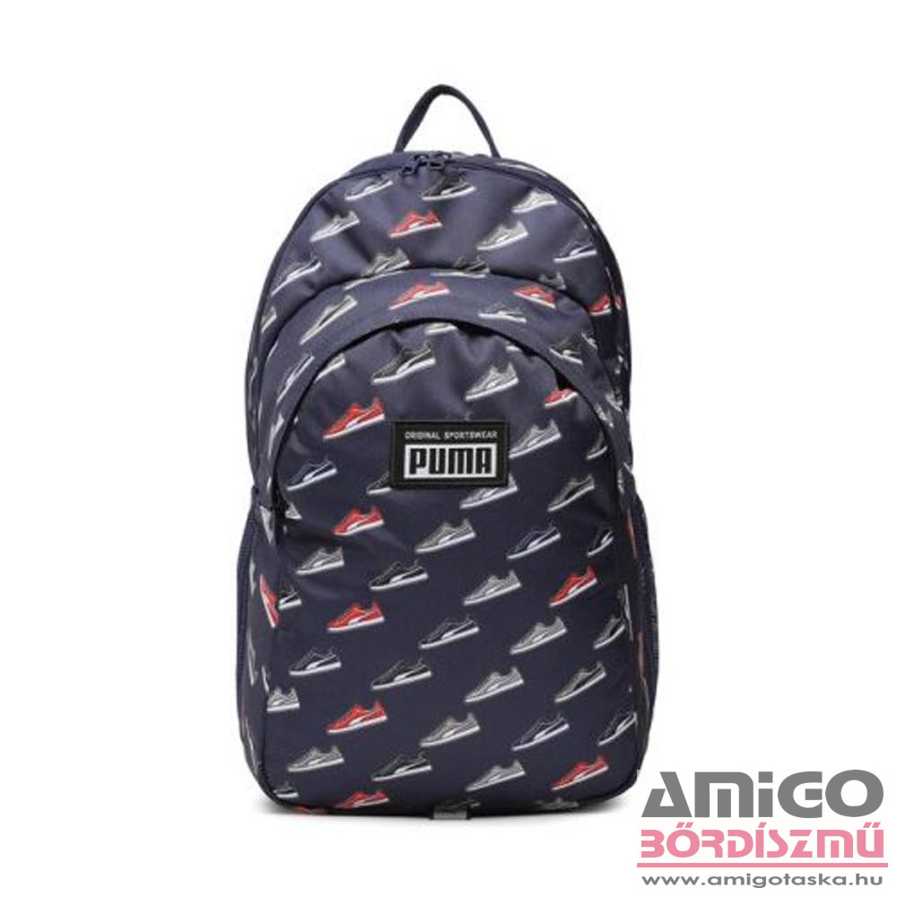Puma sötétkék / cipőmintás textil hátizsák 07913311