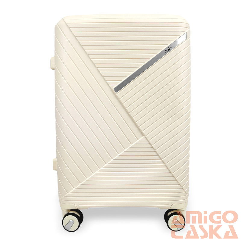 Zellia Polipropilén Bőrönd 209 - Beige M Méret - 65 X 46 X 27 Cm