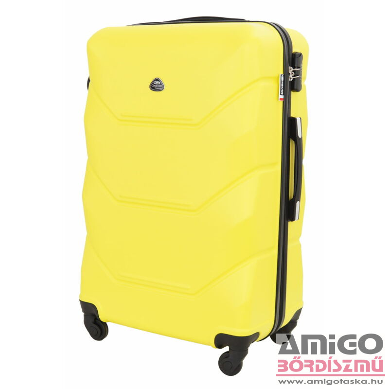 Bőrönd - 950 - L-Es Nagy Méret - 75 X 47 X 29 - Sárga