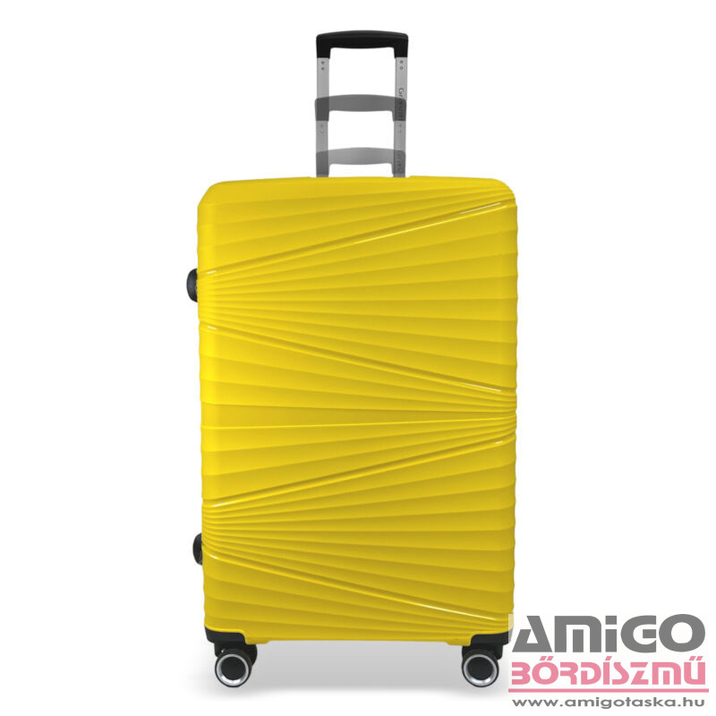 Bőrönd - 008 - L-Es Nagy Méret - Polypropylene - 77 X 53 X 30 - Sárga