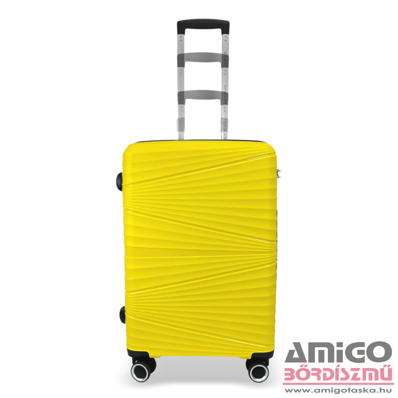 Bőrönd - 008 - M-Es Közepes Méret - Polypropylene - 67 X 47 X 27 - Sárga